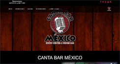 Desktop Screenshot of cantabarmexico.com