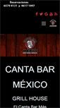Mobile Screenshot of cantabarmexico.com