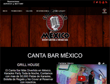 Tablet Screenshot of cantabarmexico.com